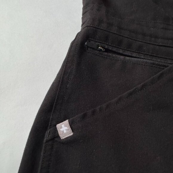 Figs Womens S Black Rafaella One Piece Cargo Jumpsuit Scrubs Medical Front Zip - Picture 3 of 9